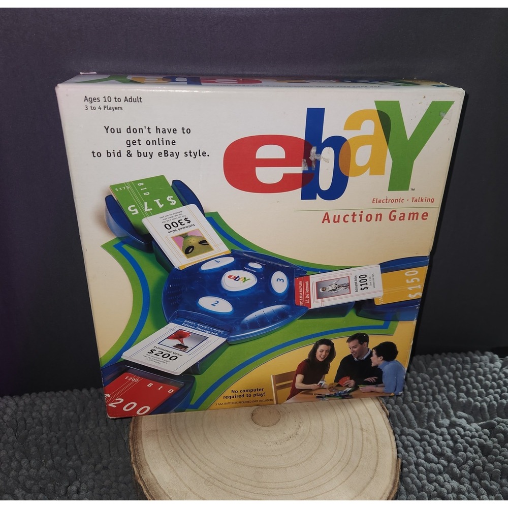 Ebay Electronic Auction Game (Parker Brothers) New/Sealed~Box Flawed - Picture 5 of 6